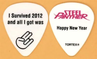 Steel Panther Vintage Guitar Pick - 2012 Balls Out New Years Eve Tour • $18.99