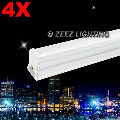 4X T5-Integrated 2FT 9W Daylight Cool White LED Tube Light Bulb Fluorescent Lamp • $29.88