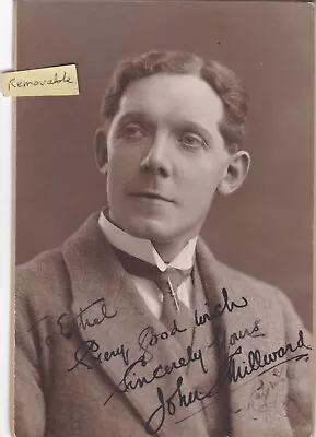 Old Photo Edwardian Actor Signed John Millward Suit Tie Bx16 • $8.69