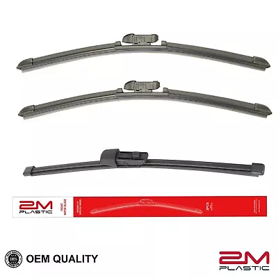 $24.99 • Buy Front + Rear Windshield Wiper Blade For VW E-GOLF GOLF R GOLF SPORTWAGEN 15-19