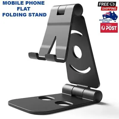 $4.99 • Buy Universal Foldable Adjustable Desk Stand Holder For Mobile Phone Tablet AU NEW