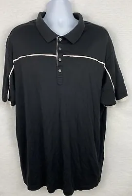 Murano Polo Shirt Adult 3XT XXX Tall Short Sleeve Liquid Cotton Black Golf Mens • $15.99