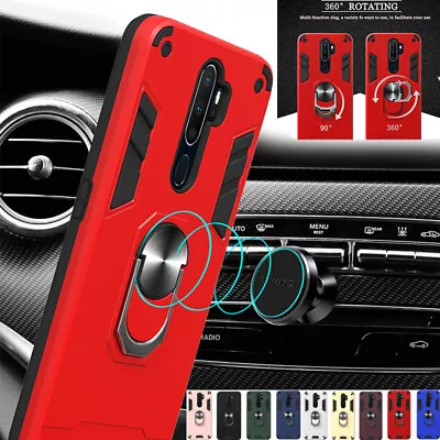 $14.68 • Buy For OPPO Reno 2Z AX5 AX7 A5 A9 Shockproof Magnetic Ring Holder Hybrid Case Cover