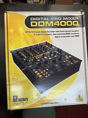 Behringer DIGITAL PRO MIXER DDM4000 Ultimate 5 Channel Digital Mixer Fully Boxed • £229