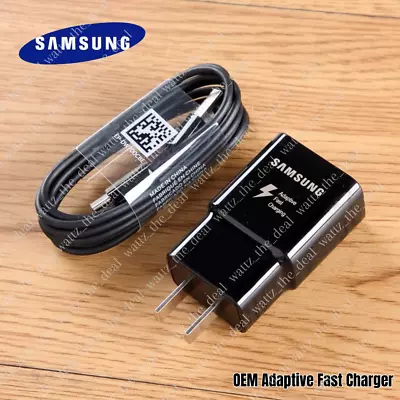 USB Adapter Fast Wall Charger Type C With Phone Charging Cable For SamsungGalaxy • $8.71