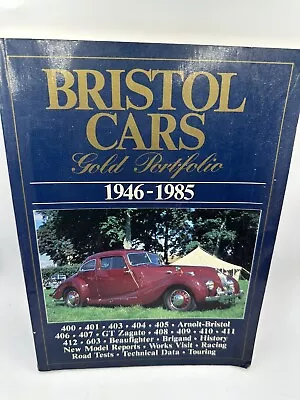 BRISTOL CARS Gold Pertfolio 1946-1985 • $65