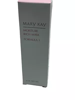 Mary Kay Moisture Rich Mask Formula 1 NOS 1061 Dry/Normal Discontinued 4 Oz NIB • $21.60