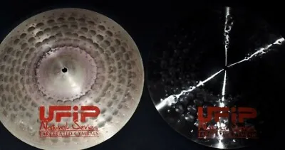 UFiP Natural Series 16  Light Hi-Hat Cymbals 1200g. 1400g. • $321.10