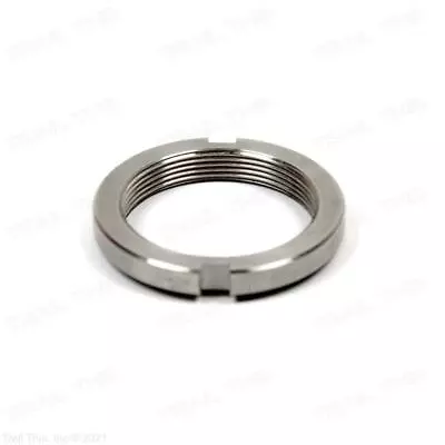 Bicycle Track Cog Hub Lockring 1.29 X 24 Tpi Fixed Gear/Fixie Track Bike Silver • $13.95