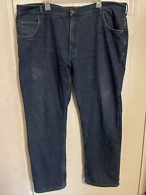 Key Mens Fleece-Lined Jeans Straight High Rise  44x32 (act. Meas. 46 X31.5 ) • $9.99