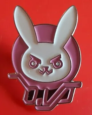 $16 • Buy Overwatch DVA Pin Enamel Brooch Lapel Badge Cosplay Gamer Girl Gift Gaming Pink