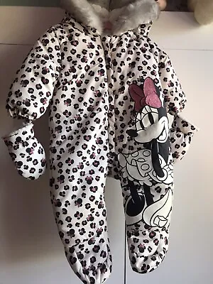 Baby Girl Pram Suit/Snow Suit - 3/6 Months - Disney • £4.50