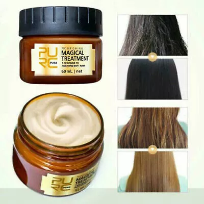 Magical Keratin Hair Treatment Mask 5 Seconds Hair Nourishing Root~ • £4.76