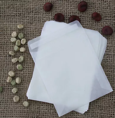 £3.40 • Buy Gardening Gift Glassine Seed Saving/Storage Bags/Envelopes 92 X 92mm Peal + Seal