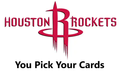 You Pick Your Cards - Houston Rockets Team - NBA Basketball Card Selection • $3