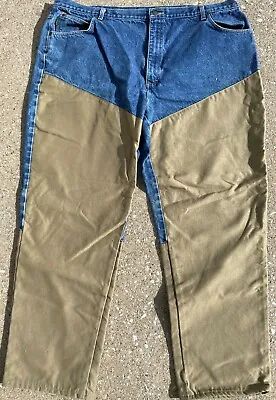Cabelas Outdoor Gear Mens Cotton Blue Jean Canvas Duck Hunting Pants 46 R 46X31 • $27.99