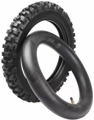 Pit Dirt Bike 12 Inch Rear Knobby Tyre Tube  80/100-12 3.00-12 3.00x12 Honda • $59.45