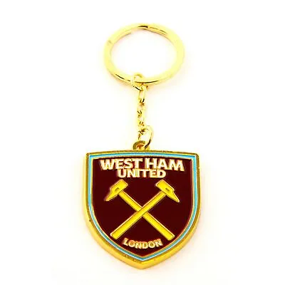 £10.04 • Buy West Ham FC Official Metal Football Crest Keyring SG8129