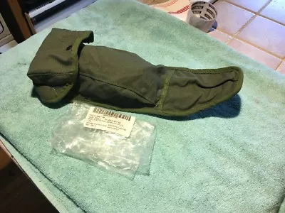 NOS Canvas Military Field Radio Antenna Accessory Bag PRC25 PRC77 Bin AR5 • $15