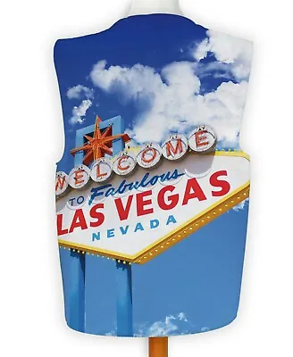 Las Vegas USA Nevada Fancy Dress Waistcoat • £15.99