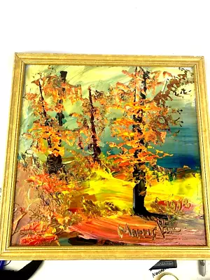 Morris Katz Signed Amazing Original Oil Painting Gorgeous Frame Great Condition • $175