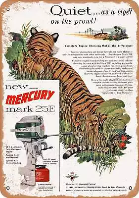 Metal Sign - 1955 Mercury Boat Motors - Vintage Look • $18.66