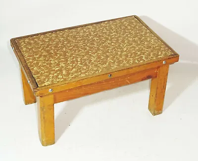 GDR Stool Footrest Step Vintage Decoration Mid Century • $26.76