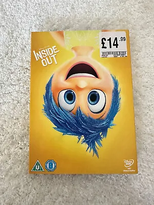 Disney Pixar Inside Out DVD Number On Spine • £2