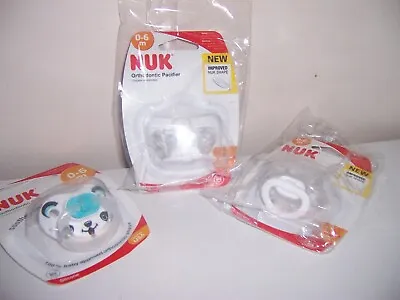 Nuk  Pacifier   Orthodontic Pacifier Lot 2  Dots 1 Animal 0-6months • $27.17