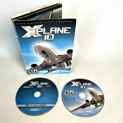 X Plane 10 Regional North America And Global Edition PC Simulation Game READ!! • $19.99