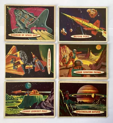 A&BC Space Cards.  6 Cards. Good Condition. Minor Corner Knocks. • £0.99