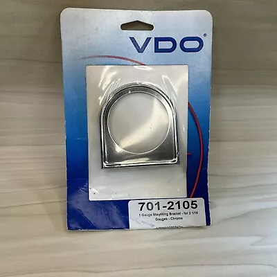 VDO 701-2105 NOS Gauge Mounting Bracket Chrome 2  1/16” • $15