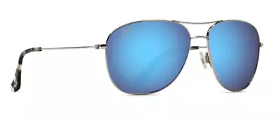 NEW Maui Jim Cliff House Polarized Aviator Sunglasses B247-17 Blue Hawaii Lens • $179