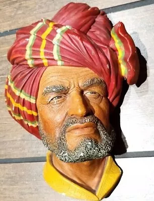 VTG 1960 Bossons Chalkware Head - “Abdul” Made In England Pre-owned (A5) • $15.99