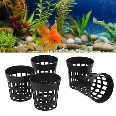 L 10pcs Aquatic Net Cups Aquatic Plastic Garden Fish Tank Planting Basket Fo Ftd • $12.83