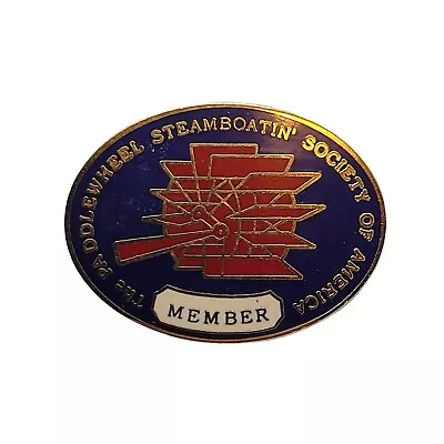 The Paddlewheel Steamboatin' Society Of America Member Pin • $8.88