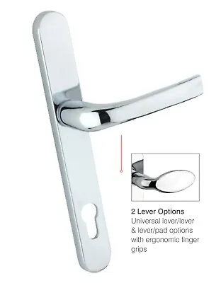 Mila Lever  Door Handle Chrome For Upvc • £12.99