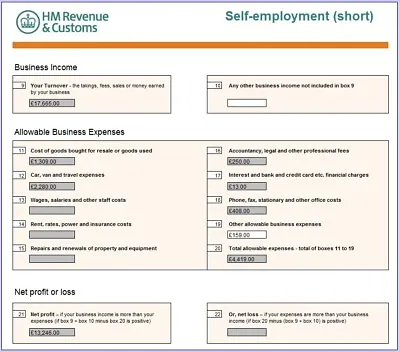 Small Business Accounts & Tax Spreadsheet (Bookkeeping Accounting Excel) • £5.99