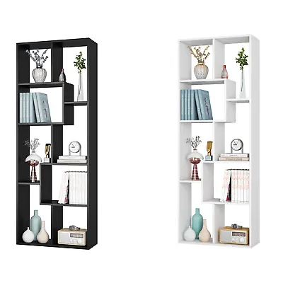 £53.99 • Buy Bookcase Modern Bookshelf Book Shelving Unit Wood Display Rack Storage Organiser