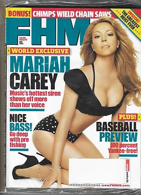 Mariah Carey Sealed FHM Magazine May 2005 W/ 100 Sexiest Women Supplement • $16.99