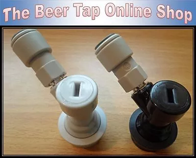 £13.75 • Buy 2x Threaded Ball Lock Disconnect & JG 3/8 Connector. Cornelius/Corny Keg Coupler