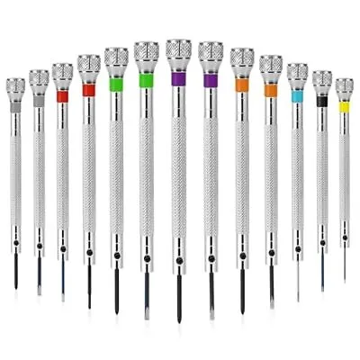 13 Pieces Jewelers Screwdriver Set Micro Precision Watchmaker Screwdriver Set • $14.47