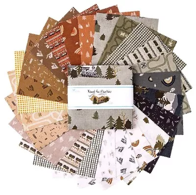 Round The Mountain 5  X 5   Cotton Squares $3.99 Ships ANY Amount Of Fabric • $11.99