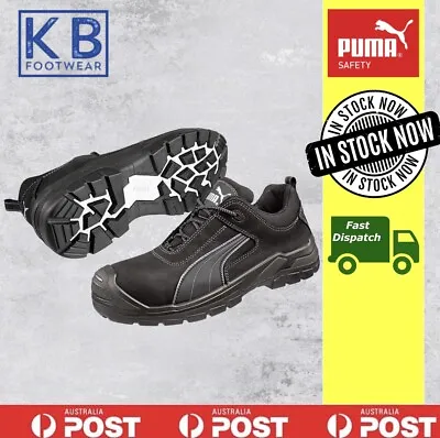 $157.90 • Buy Puma Cascades Black 640427 Lace Up Composite Toe Cap Safety Shoe/Jogger