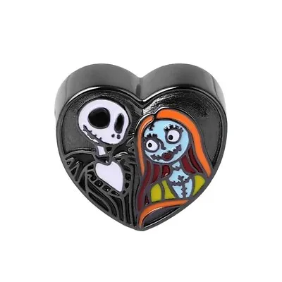 S925 Sterling Silver  Skull Heart Charm For Bracelets • £5.97