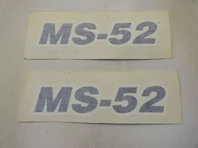 Mastercraft Ms-52 Blue / White Decal Pair (2) 4 3/8  X 1  Marine Boat • $2.69