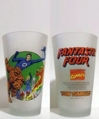 $12.99 • Buy Tumbler Toon Marvel Comics Fantastic Four 16oz Pint Glass