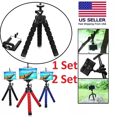 Tripod Stand Mount Flexible Mini Octopus Wraps For Go-pro Camera IPhone Samsung • $5.99