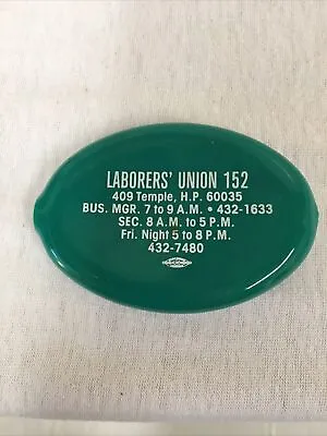 Vintage Rubber Squeeze Coin Purse Laborer’s Union 152 Lake County Ill. • $10.99