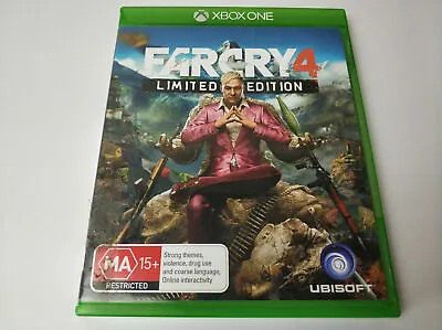 Mint Disc Xbox One Far Cry 4 Farcry Limited Edition Free Postage • $10.14